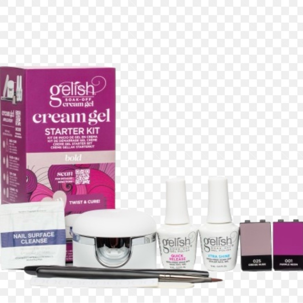 Gelish Cream Gel Starter Kit Bold - Brand New